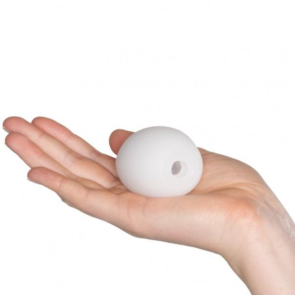 Самосмазывающий мастурбатор в виде яйца Satisfyer Riffle Masturbator Egg рельефный вид 5