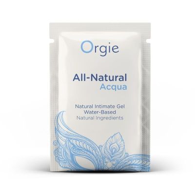 САШЕТ/Лубрикант на водній основі Orgie ALL-NATURAL Acqua гладкий та шовковистий, 2 мл