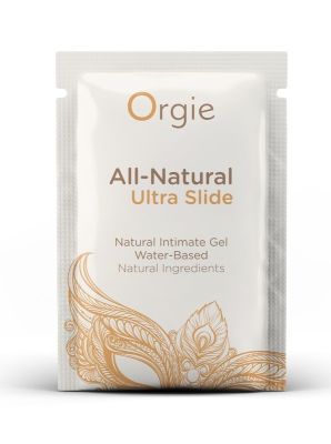 САШЕТ/Лубрикант на водной основе Orgie ALL-NATURAL Ultra Slide ультраскользящий, 2 мл
