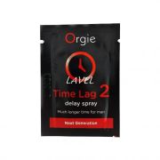 САШЕТ/Пролонгатор для мужчин Orgie TIME LAG 2 дольше удовольствия, больше стимуляции, 1 мл