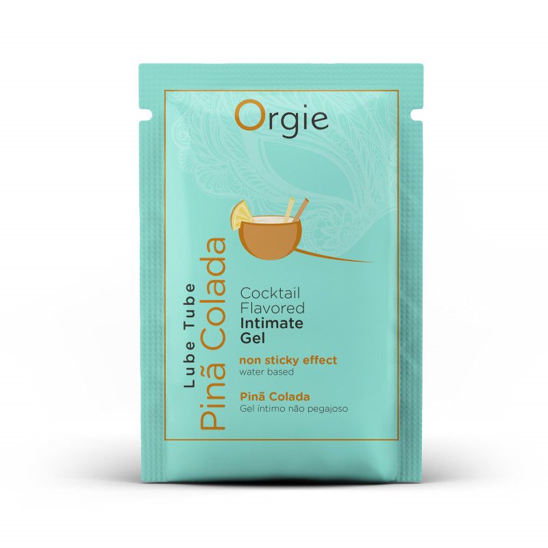 САШЕТ/съедобный лубрикант коктейль ПИНА КОЛАДА Orgie Cocktail Flavored на водной основе, 2 мл вид 2