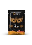 САШЕТ/Жидкий вибратор Orgie DUAL VIBE! со вкусом коктейля Секс на пляже, 1 мл