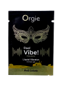 САШЕТ/Жидкий вибратор Orgie DUAL VIBE! с ароматом коктейля Пина Колада, 1 мл