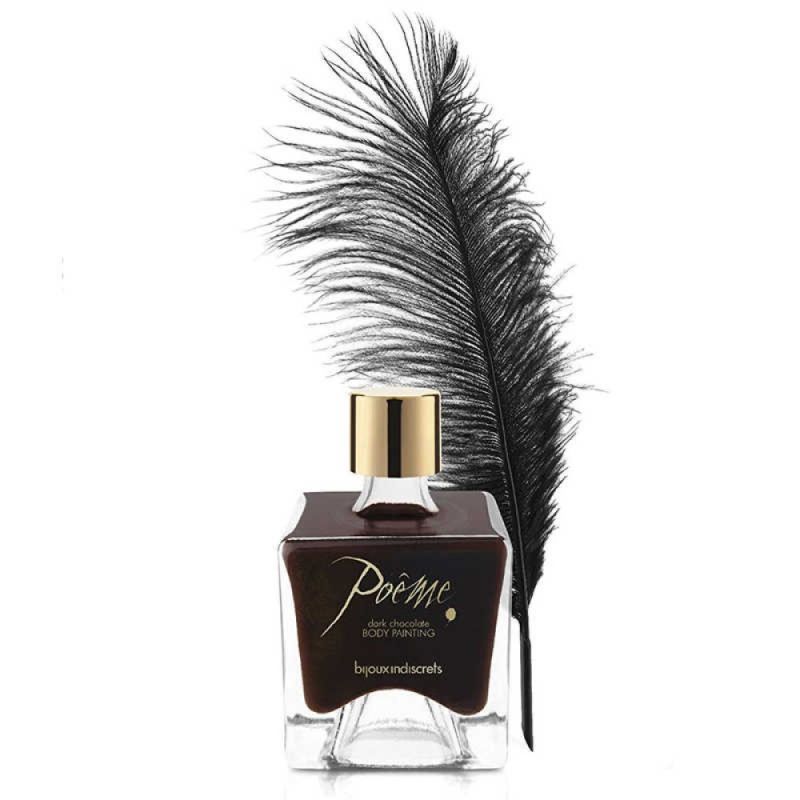 Съедобная краска для тела Bijoux Indiscret Poeme со вкусом тёмного шоколада, 50 мл вид 5