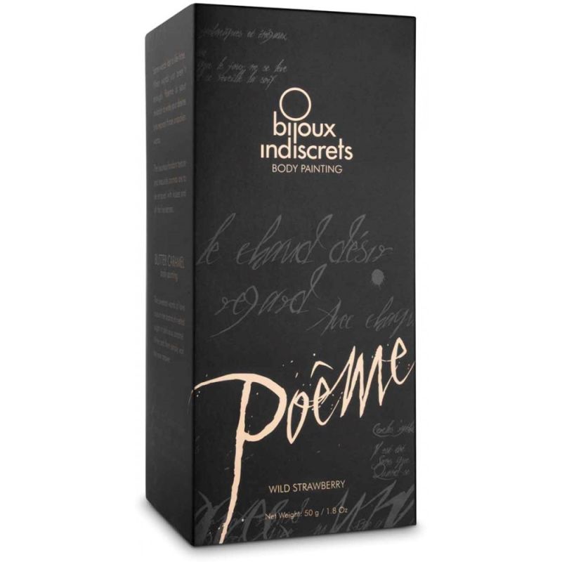 Їстівна фарба для тіла Bijoux Indiscrets Poеme - Wild Strawberry, 50 гр вид 5
