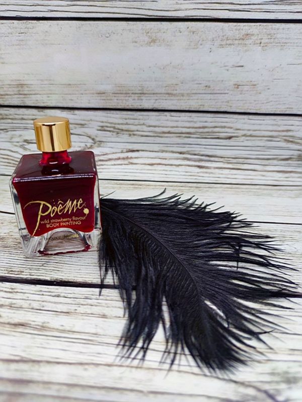 Съедобная краска для тела Bijoux Indiscrets Poeme - Wild Strawberry, 50 гр вид 2