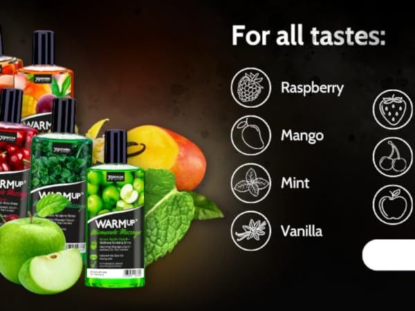 Їстівна масажна олія з ефектом, що розігріває WARMup Mango Maracuya 150 мл вид 10