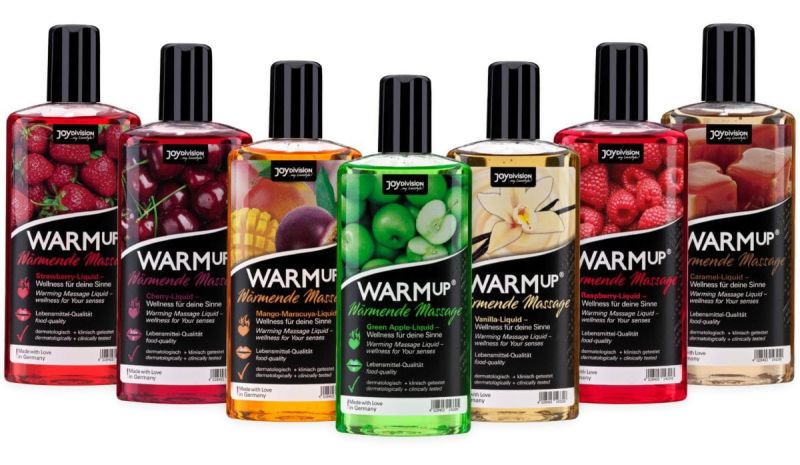 Їстівна масажна олія з ефектом, що розігріває WARMup Mango Maracuya 150 мл вид 6