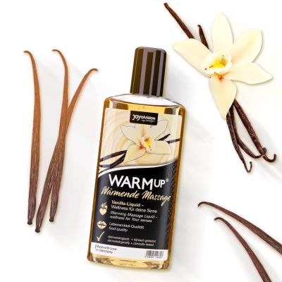 Съедобное массажное масло с разогревающим эффектом WARMup Vanilla 150 мл