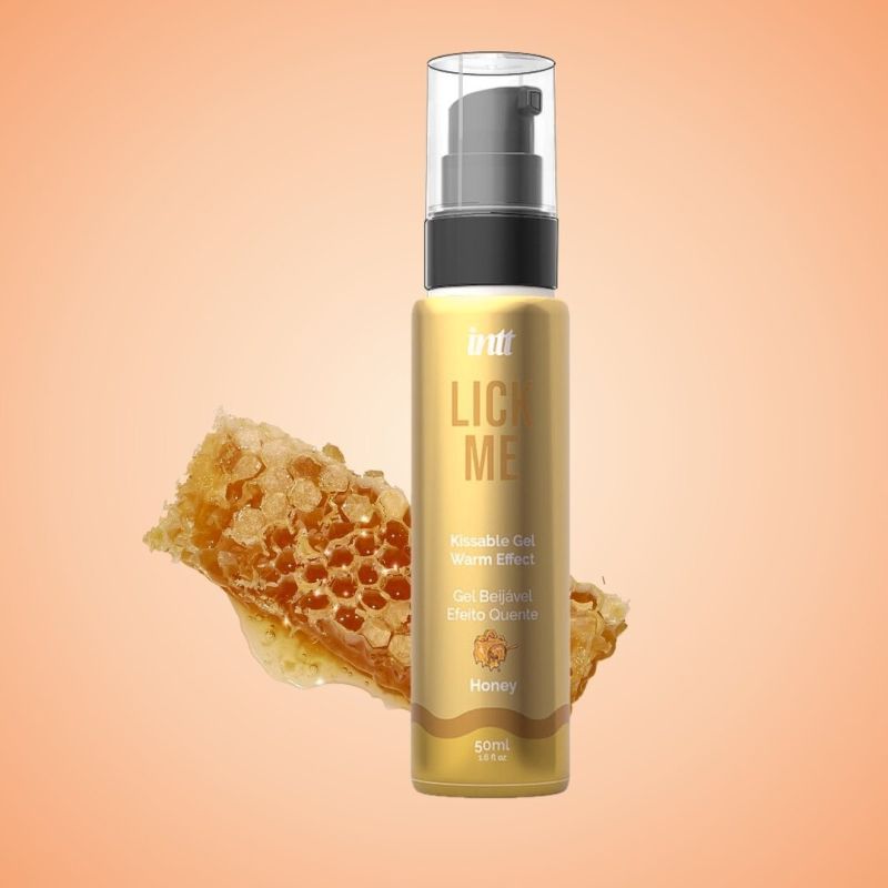 Съедобный гель со вкусом мёда Intt Lick me Honey с согревающим эффектом, 50 мл вид 3