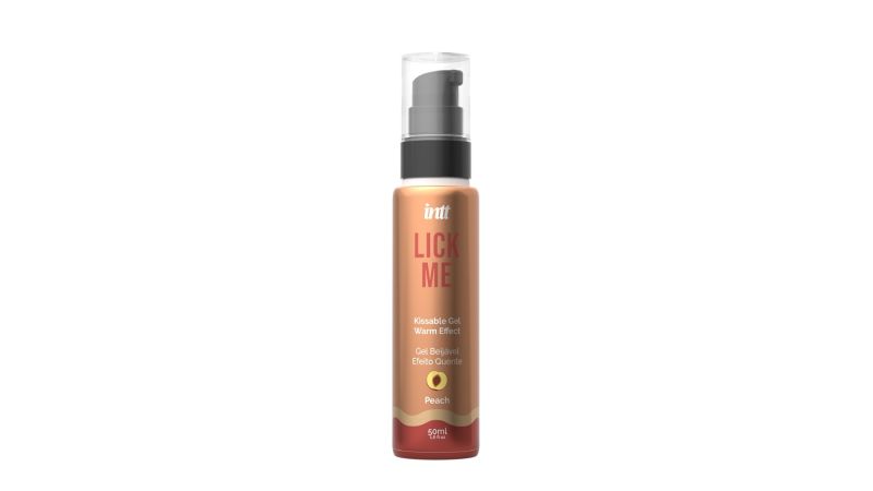 Съедобный гель со вкусом персика Intt Lick Me Peach с согревающим эффектом, 50 мл вид 5