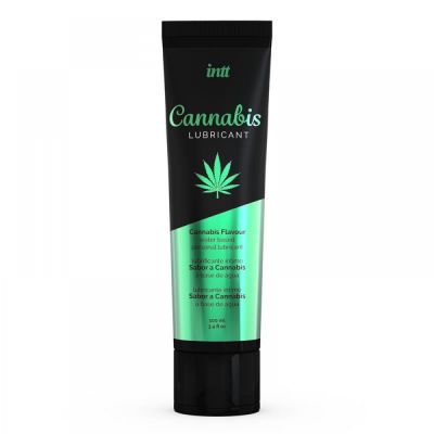 Лубрикант съедобный на водной основе Intt Cannabis с легким ароматом конопли, 100 мл