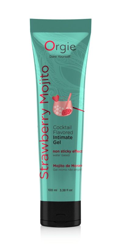Съедобный лубрикант ПОЛУБНИЧНЫЙ МОХИТО Orgie Cocktail Flavored на водной основе, 100 мл вид 2