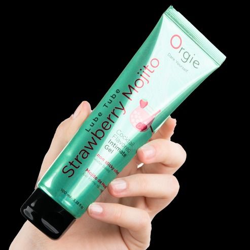 Їстівний лубрикант ПОЛУНИЧНИЙ МОХІТО Orgie Cocktail Flavored на водній основі, 100 мл вид 5