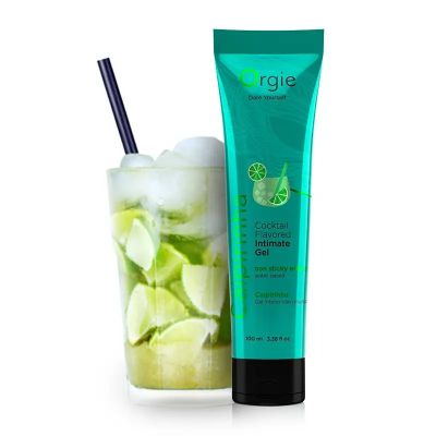 Съедобный лубрикант коктейль Кайпринья Orgie Cocktail Flavored на водной основе, 100 мл