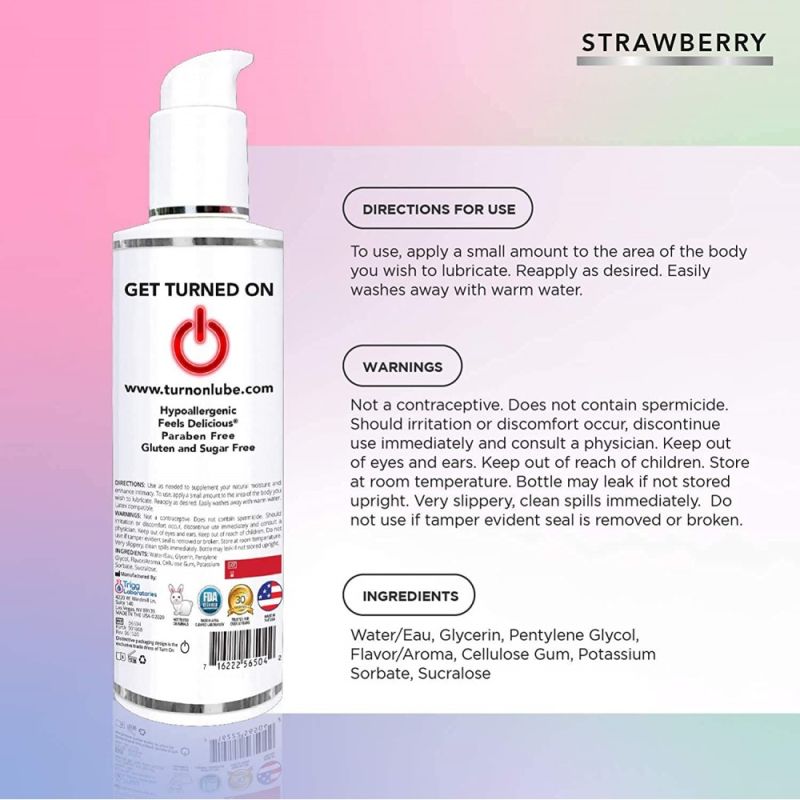 Їстівний лубрикант WET Yummy Strawberry Flavored Lube 178 мл вид 9