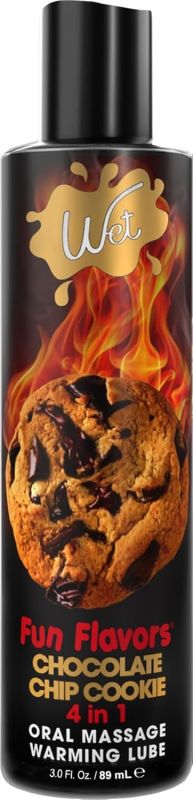 Съедобный лубрикант 4 в 1 WET Chocolate Chip Cookie со вкусом печенья с шоколадной крошкой, 89 мл вид 2