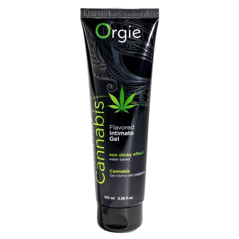 Їстівний лубрикант Orgie Flavored Intimate Gel зі смаком та ароматом каннабісу (коноплі), 100 мл вид 2