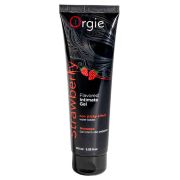 Съедобный лубрикант со вкусом клубники Orgie Flavored Intimate Gel Morango на водной основе, 100 мл