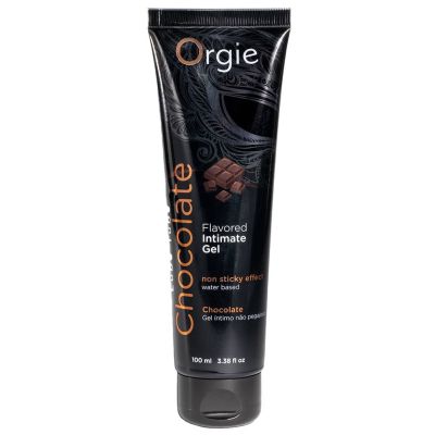 Съедобный лубрикант со вкусом шоколада Orgie Flavored Intimate Gel Chocolate на водной основе, 100 мл