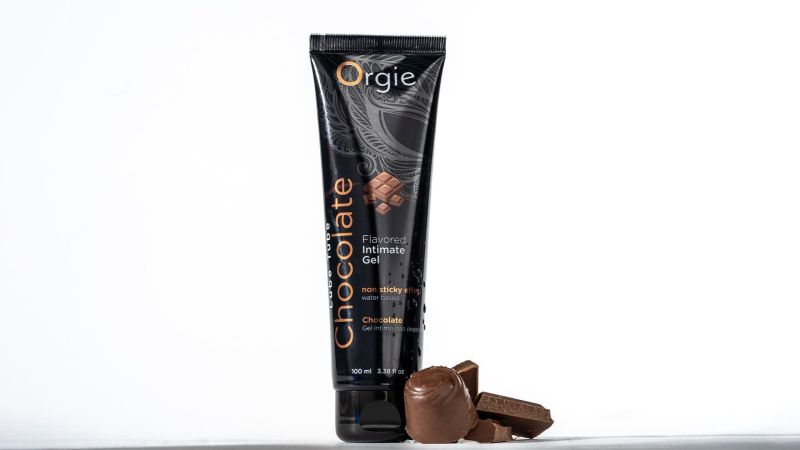Їстівний лубрикант зі смаком шоколаду Orgie Flavored Intimate Gel Chocolate на водній основі, 100 мл вид 3