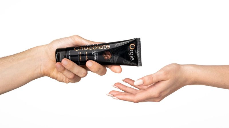 Їстівний лубрикант зі смаком шоколаду Orgie Flavored Intimate Gel Chocolate на водній основі, 100 мл вид 5