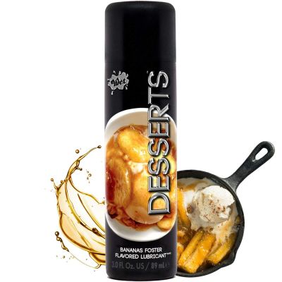 Съедобный лубрикант WET Bananas Foster (Банановое суфле), 89 мл