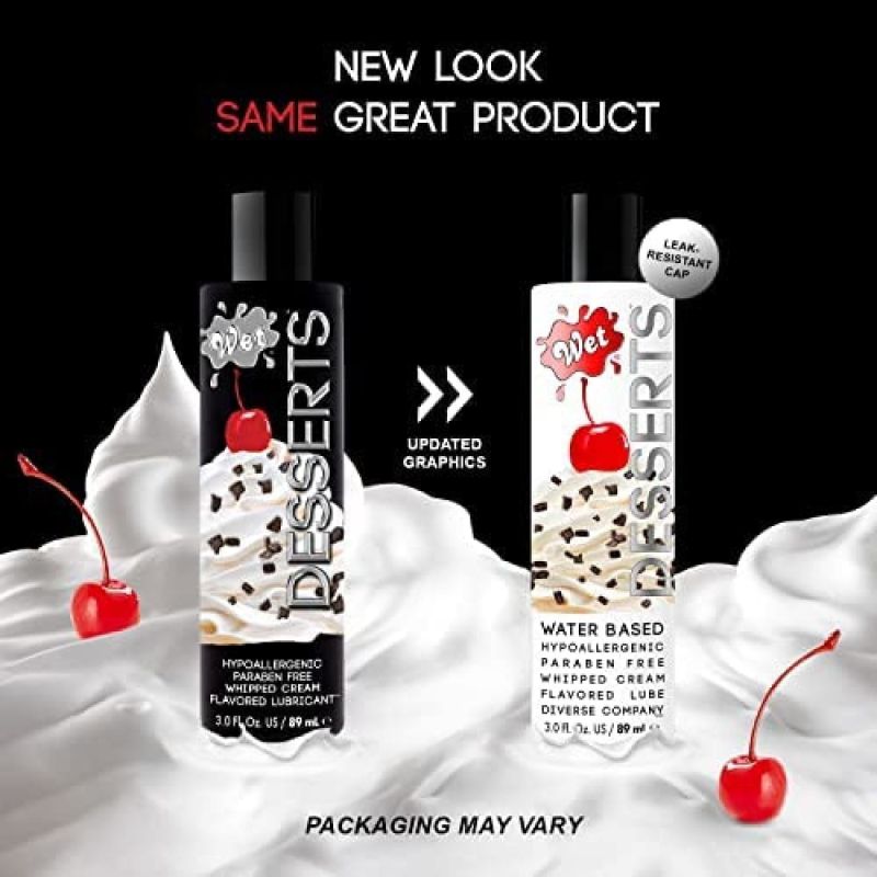 Їстівний лубрикант WET Whipped Cream (зі смаком вершків), 89 мл вид 4