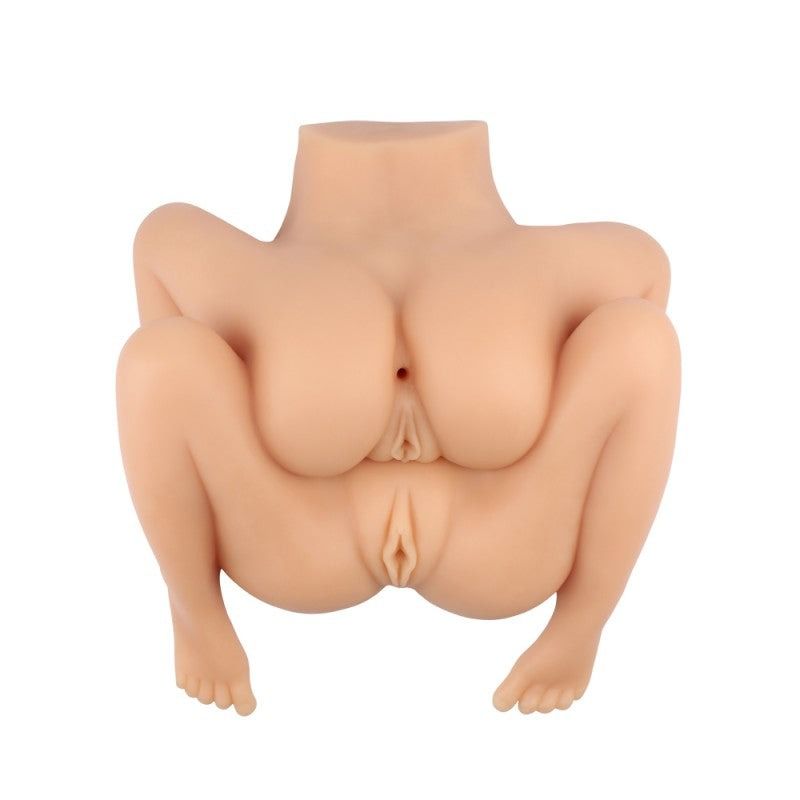 Секс лялька півторс із трьома отворами Chisa Man Q Threesome Play Tonight з вібрацією вид 3