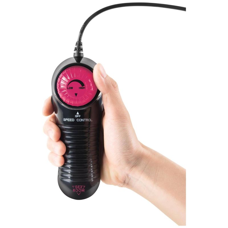 Секс-машина Dreamtoys Sex Room Sex Machine с насадками и пультом, черная вид 9