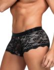 Сексуальні чорні мереживні труси Star Night для чоловіків, S вид 3