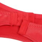 Сексуальные стрейч-трусики Star Night с поясом и подвязками, с застежкой на 2 крючка сзади, красный вид 7