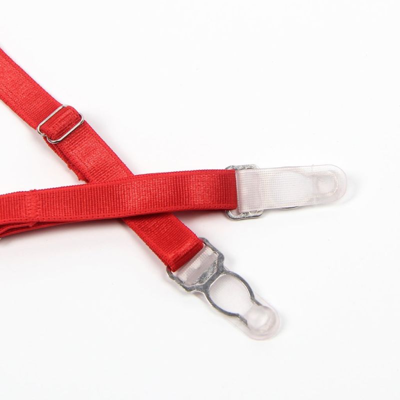 Комплект белья Star Night с перьями и цепочками, красный (без коробки) вид 13