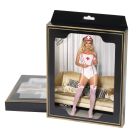 Сексуальний костюм медсестри Star Night з відкритими плечима, білий вид 6