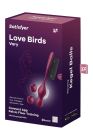 Кульки Кегеля з вібрацією Satisfyer Love Birds Vary та змінними вантажами, бордові вид 8