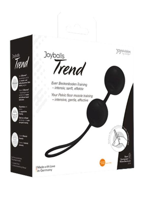Вагинальные шарики чёрные Joyballs Joy Division вид 4
