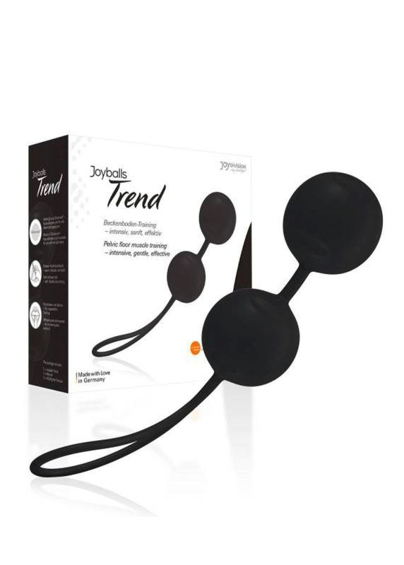 Вагинальные шарики чёрные Joyballs Joy Division вид 3