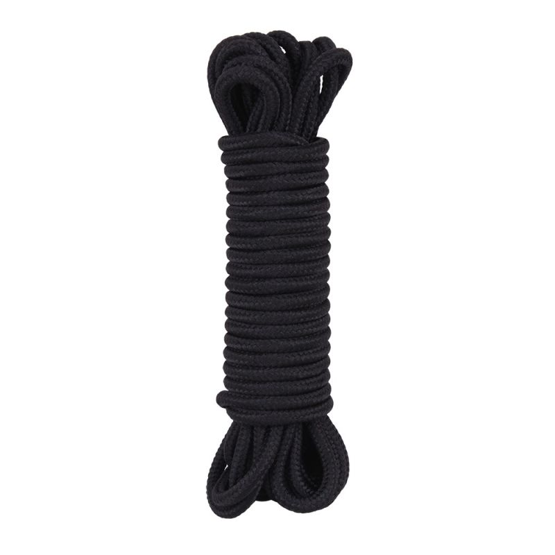 Верёвка для бондажа и шибари Chisa Hi-Basic Mini Silk Rope Cotton черная, 10 м вид 3