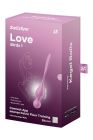 Смарт-кульки Кегеля Satisfyer Love Birds 1 з вібрацією, рожеві вид 7
