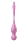 Смарт-кульки Кегеля Satisfyer Love Birds 1 з вібрацією, рожеві вид 4