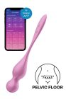 Смарт-кульки Кегеля Satisfyer Love Birds 1 з вібрацією, рожеві вид 2