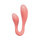 Смарт-стимулятор Adrien Lastic Couple Secrets II + APP для клітора та точки G, кораловий вид 3