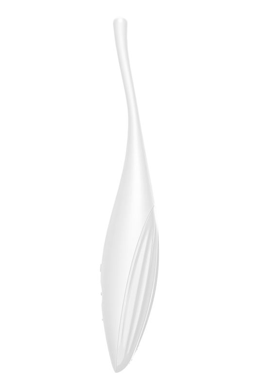Вібратор-смарт із цілеспрямованою стимуляцією Satisfyer Twirling Joy, білий вид 5