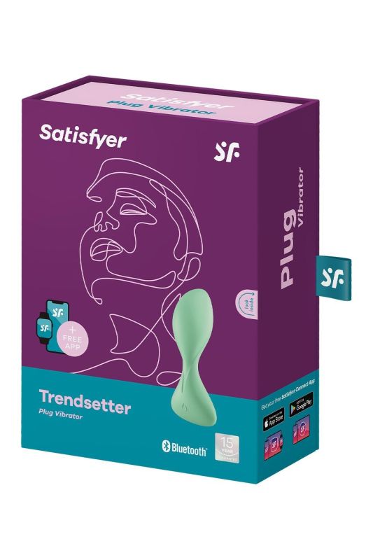 Смарт анальний вібратор Satisfyer Trendsetter зелений вид 7