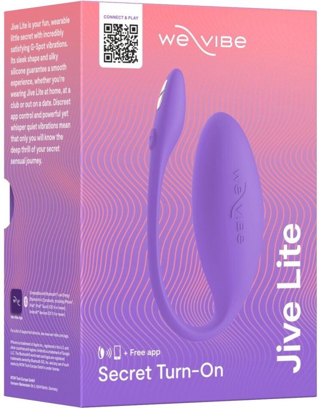 Смарт-вибратор для пар We-Vibe Jive Lite, фиолетовый вид 16