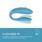 Смарт-вибратор для пар We-Vibe Sync Go Turquoise, голубой вид 11
