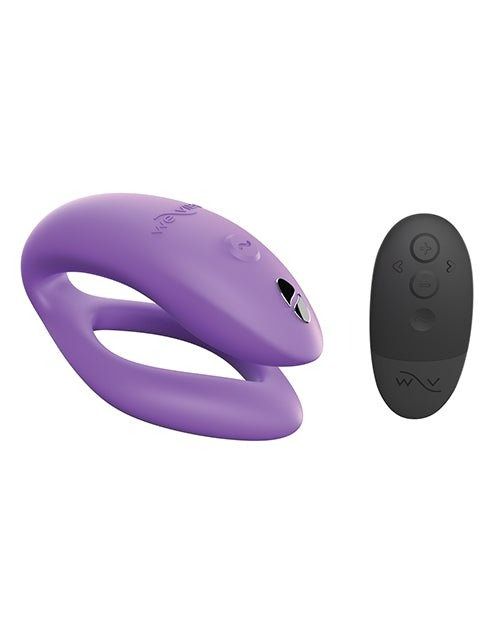 Смарт - Вібратор для пари WE-VIBE SYNC O LIGHT, фіолетовий вид 4