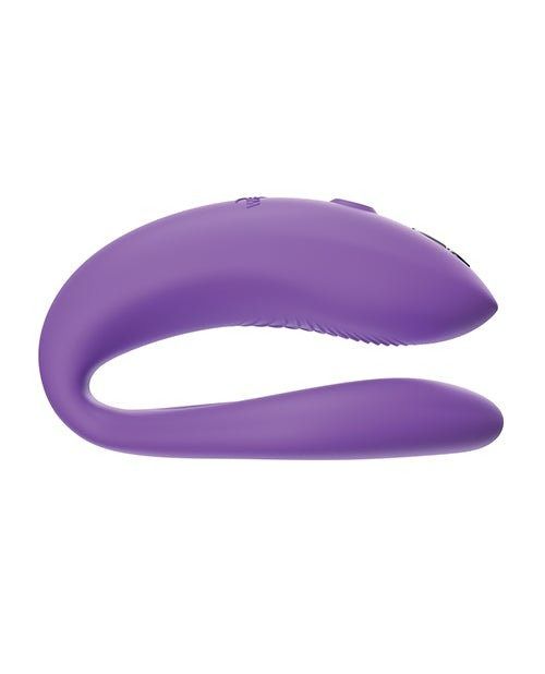 Смарт - Вібратор для пари WE-VIBE SYNC O LIGHT, фіолетовий вид 7
