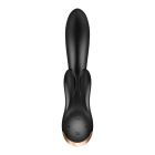 Смарт вібратор кролик Satisfyer Double Flex Connect App Black вид 4