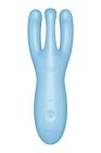 Смарт-вібратор потрійний для клітора Satisfyer Threesome 4 блакитний вид 8